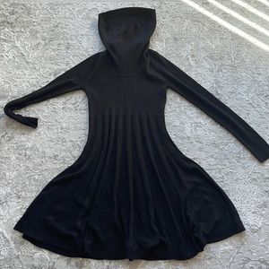 Calvin Klein size small black turtleneck sweater dress